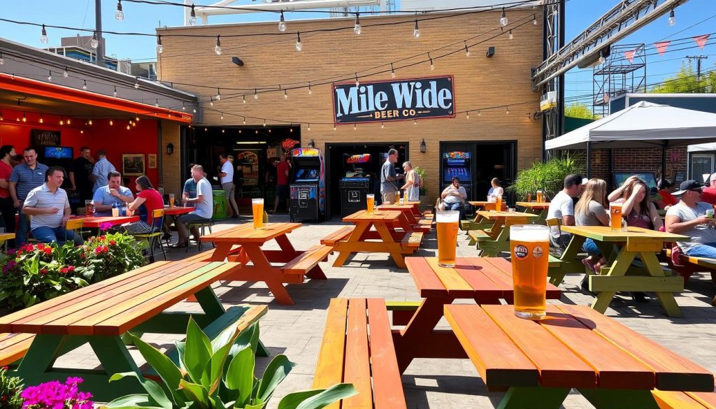 Mile Wide Beer Co. breweries with game rooms in Louisville Mile Wide Beer Co. breweries with game rooms in Louisville