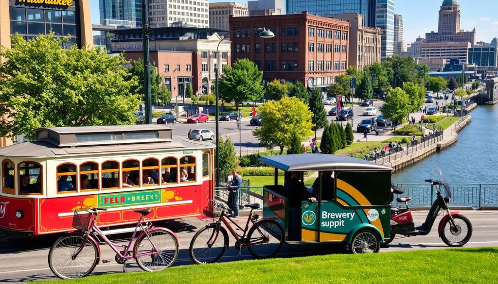 Milwaukee transportation for brewery tours Milwaukee transportation for brewery tours