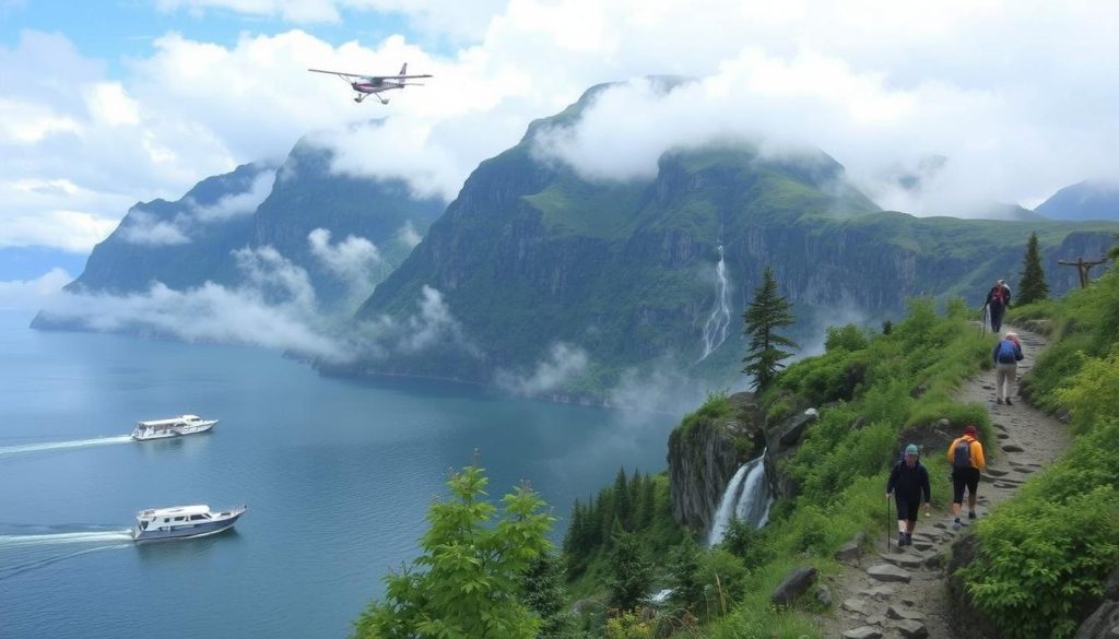 Misty Fjords transportation options