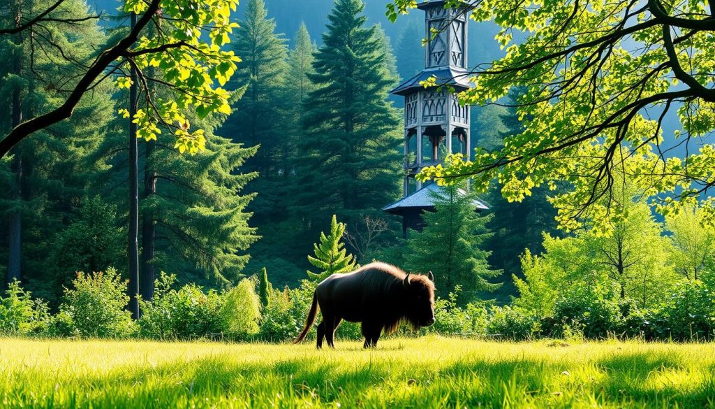 Motithang Takin Preserve, national animal of Bhutan