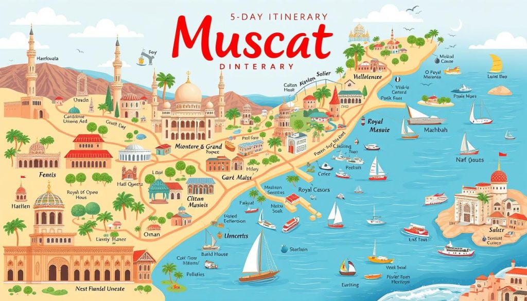 Muscat travel itinerary