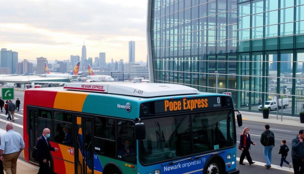 Newark Airport Express bus details Newark Airport Express bus details