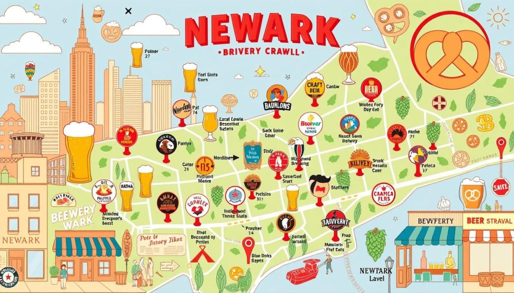 Newark brewery crawl itinerary