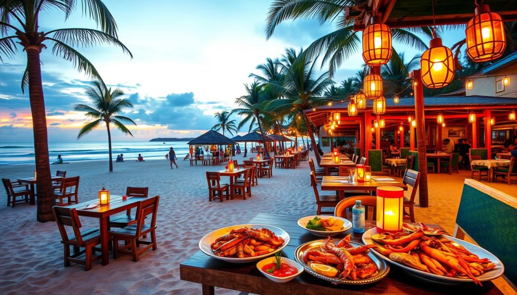 Ngapali Beach restaurants seafood local cuisine Ngapali Beach restaurants seafood local cuisine