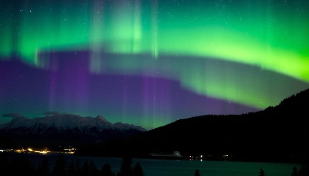 Northern Lights visibility in Juneau