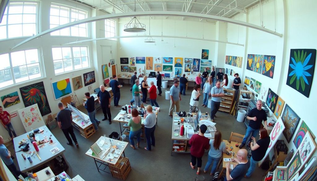 Noyes Arts Garage showcasing artist studios in Atlantic City Noyes Arts Garage showcasing artist studios in Atlantic City