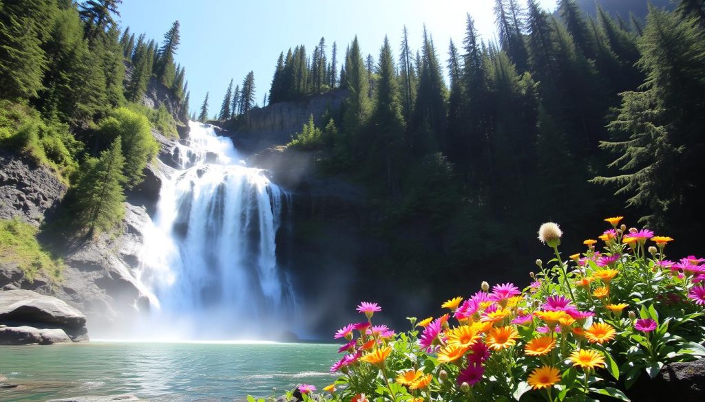 Nugget Falls in Juneau for unique experiences