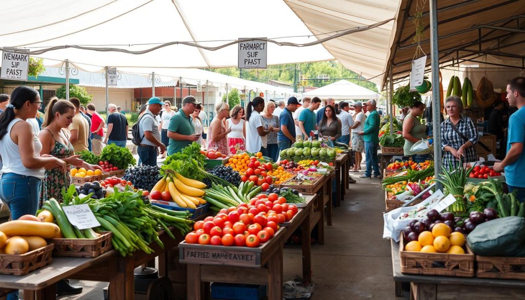 Nutrition and health benefits from shopping local produce in Newark