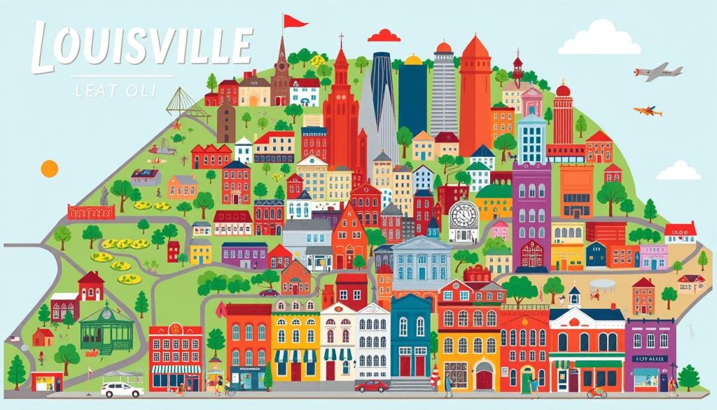 Overview of neighborhoods in Louisville Overview of neighborhoods in Louisville
