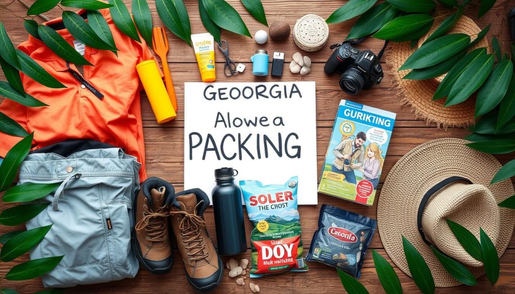 Packing list for Georgia Packing list for Georgia