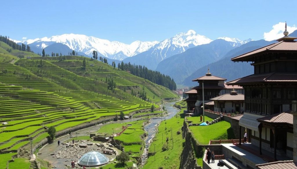 Paro Valley geographic significance and local culture and traditions