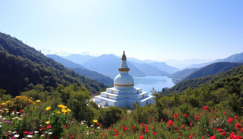 Peace Stupa in Pokhara