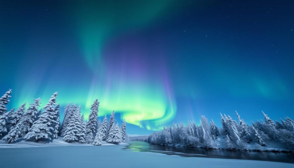 Peak season for Northern Lights in Fairbanks Peak season for Northern Lights in Fairbanks