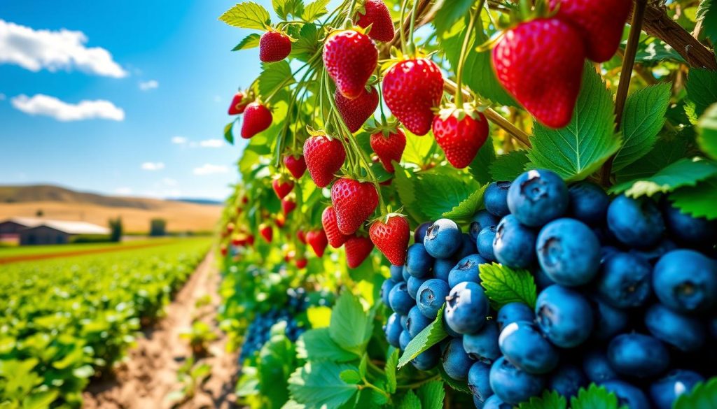 Pick-your-own farms in Frederick to enjoy strawberries and blueberries.