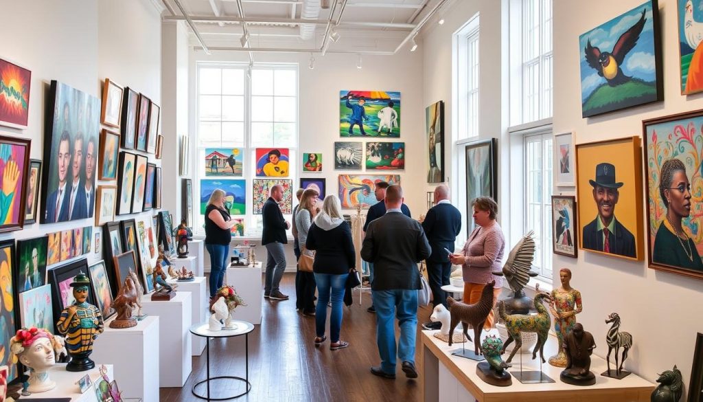 Princeton art galleries showcasing local artists