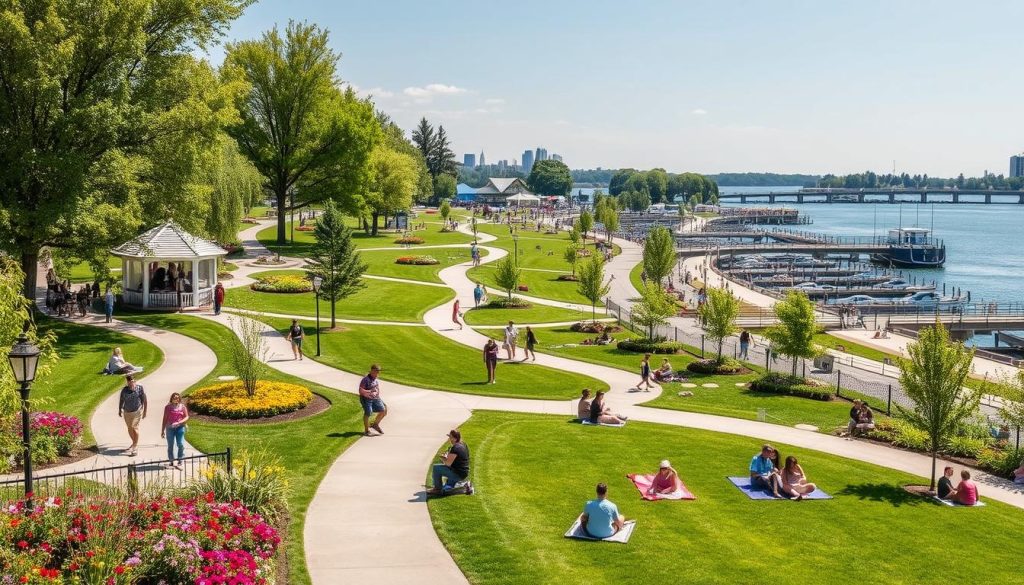 Promenade Park features Promenade Park features