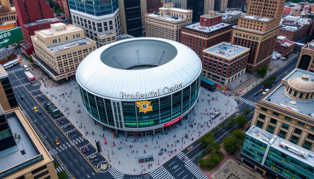 Prudential Center location Prudential Center location