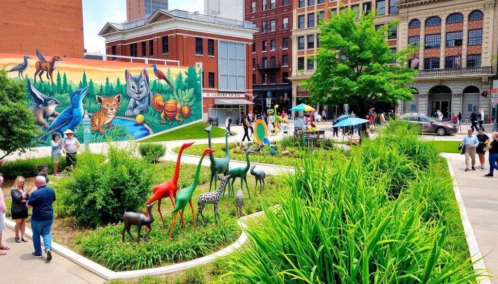Public art in Fort Wayne Public art in Fort Wayne
