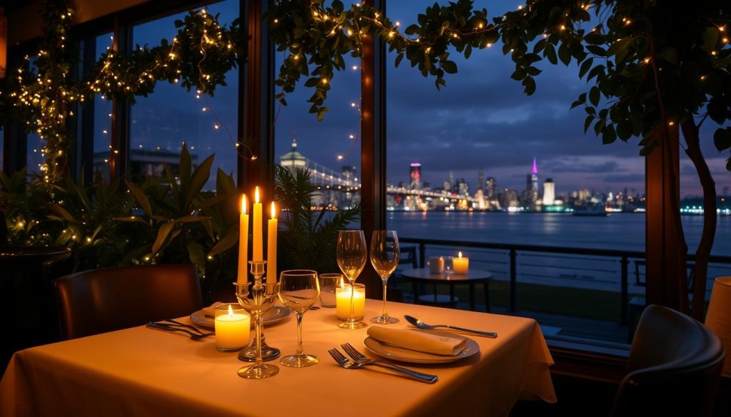 Romantic dining in Hoboken