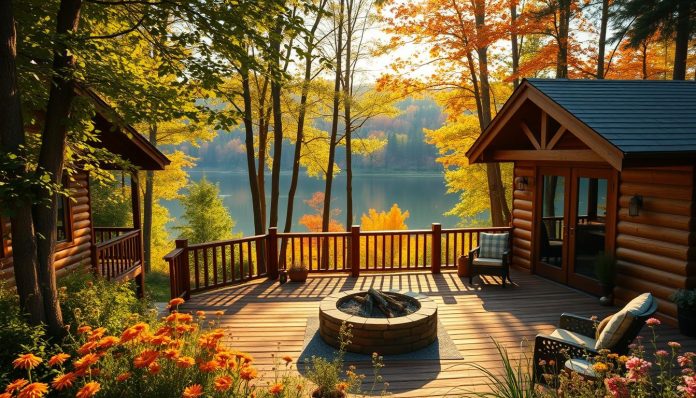 Romantic getaway cabins near Springfield