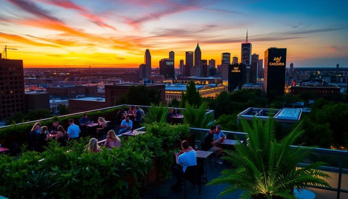 Rooftop bars with stunning views in Indianapolis