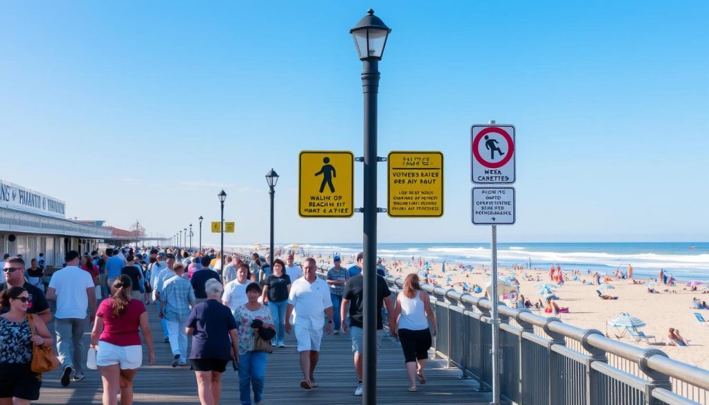 Rules for walking on Atlantic City boardwalk Rules for walking on Atlantic City boardwalk