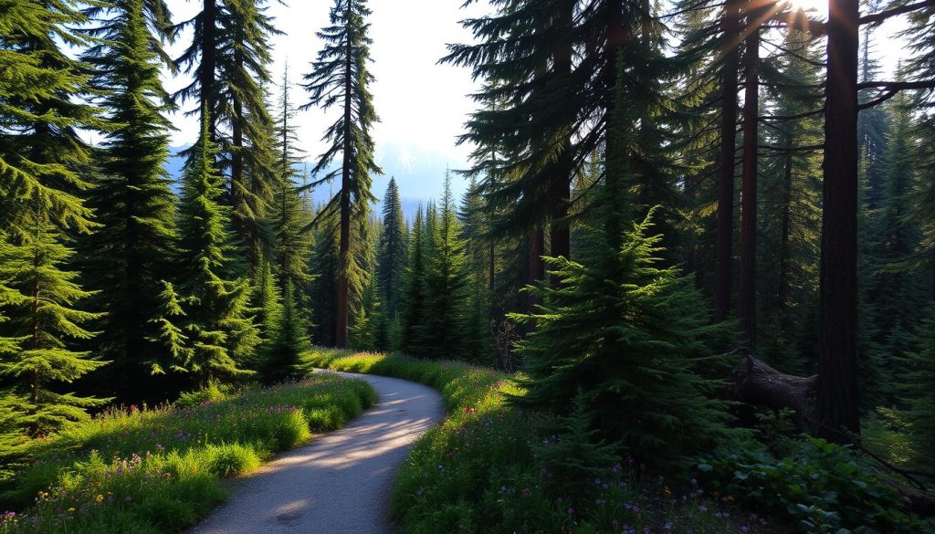 Scenic trails in Washington State