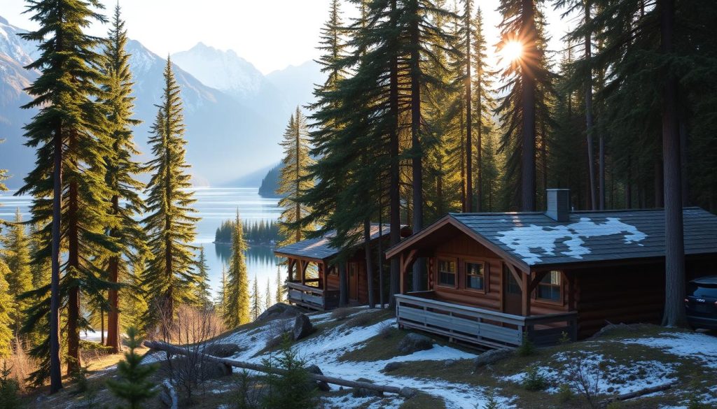 Secluded cabins Juneau Alaska Secluded cabins Juneau Alaska