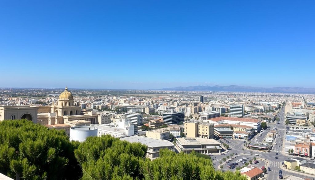 Shacolas Tower Observatory panoramic views of Nicosia