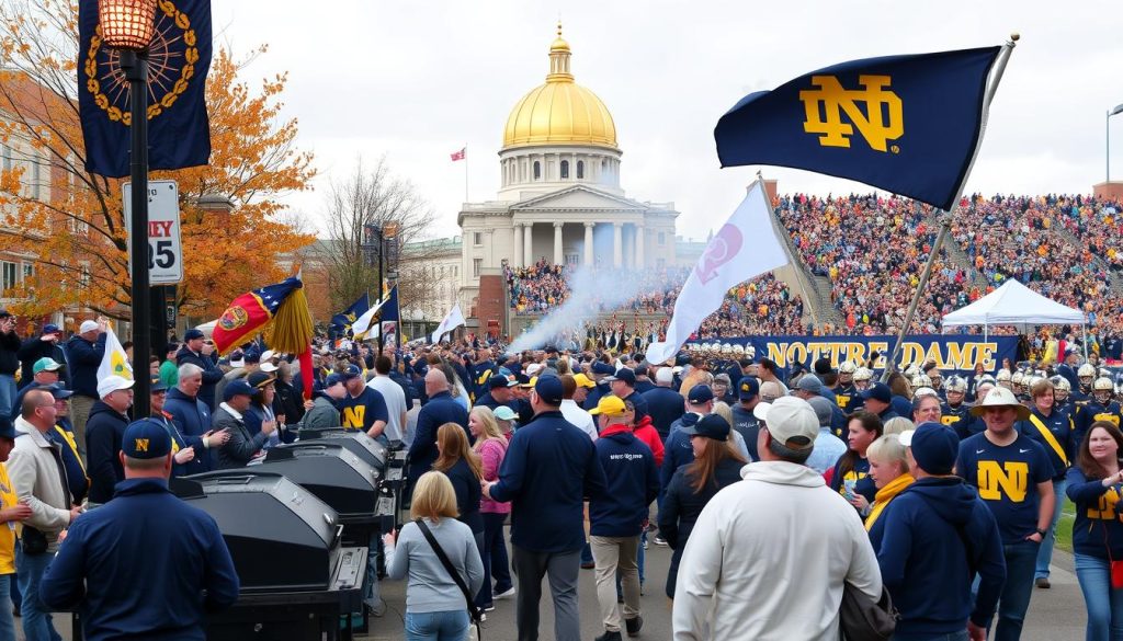 South Bend Notre Dame game day experience South Bend Notre Dame game day experience