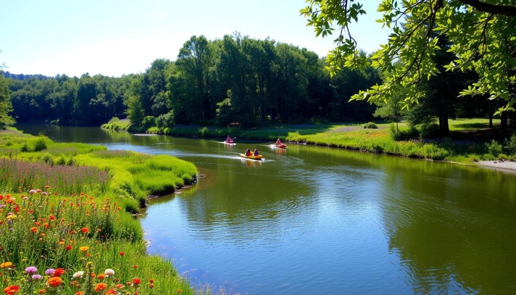 South Bend canoeing and kayaking trails