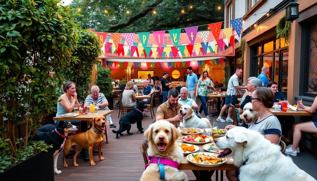 Special events at pet-friendly restaurants in Frederick