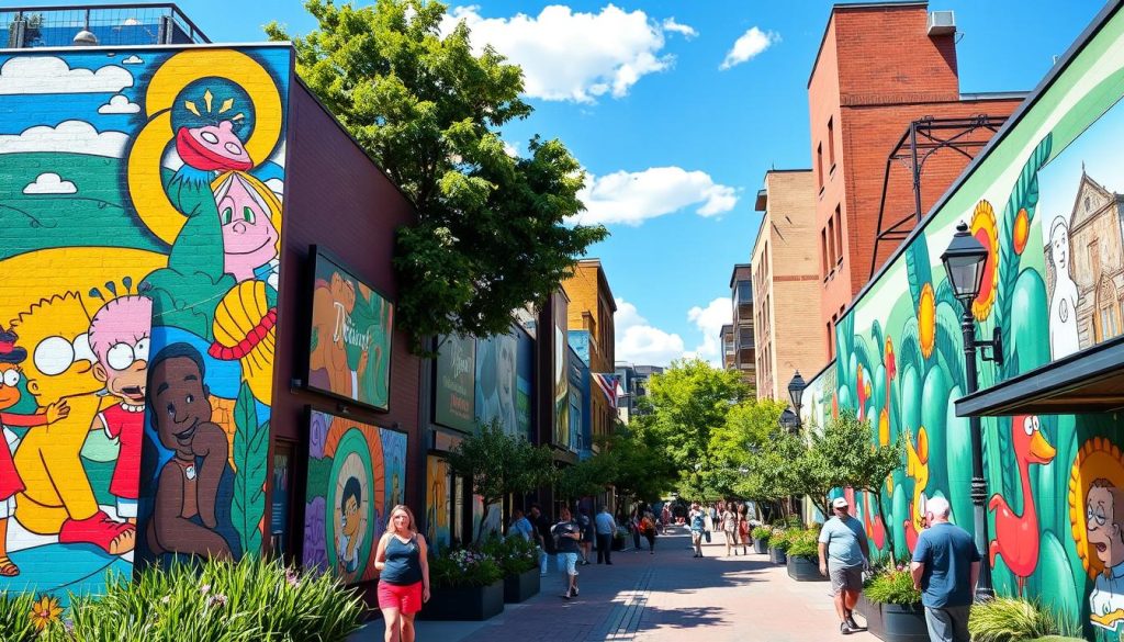 Springfield attractions with art installations and murals Springfield attractions with art installations and murals