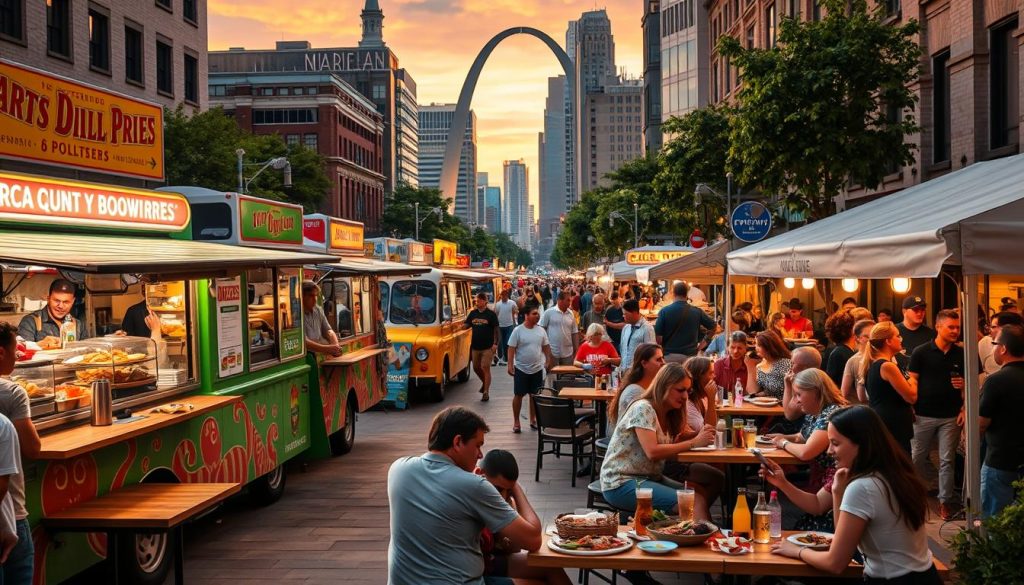 St. Louis food experiences from food trucks in St. Louis