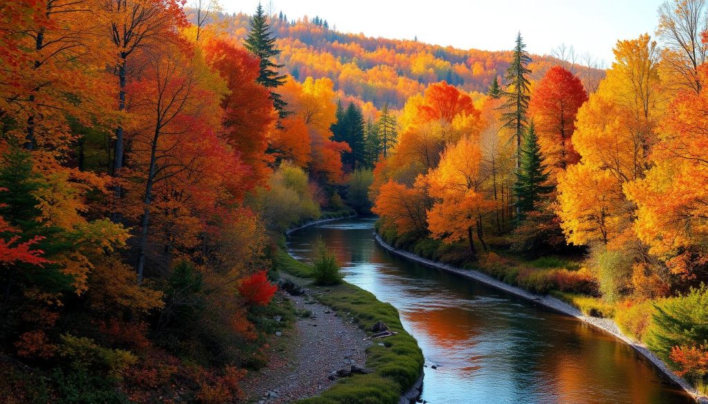 Stunning fall foliage in the United States