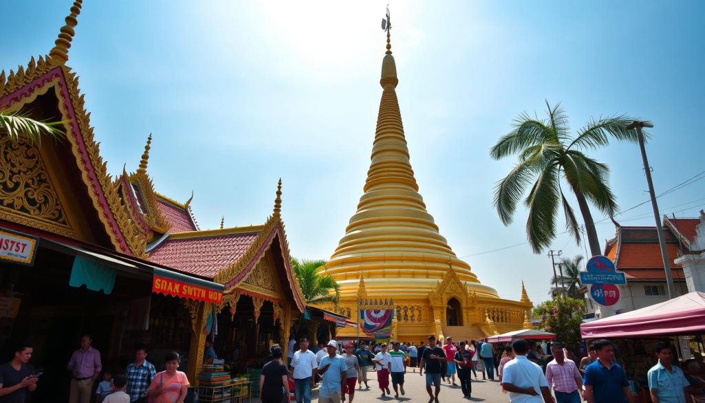 Sule Pagoda during Yangon sightseeing