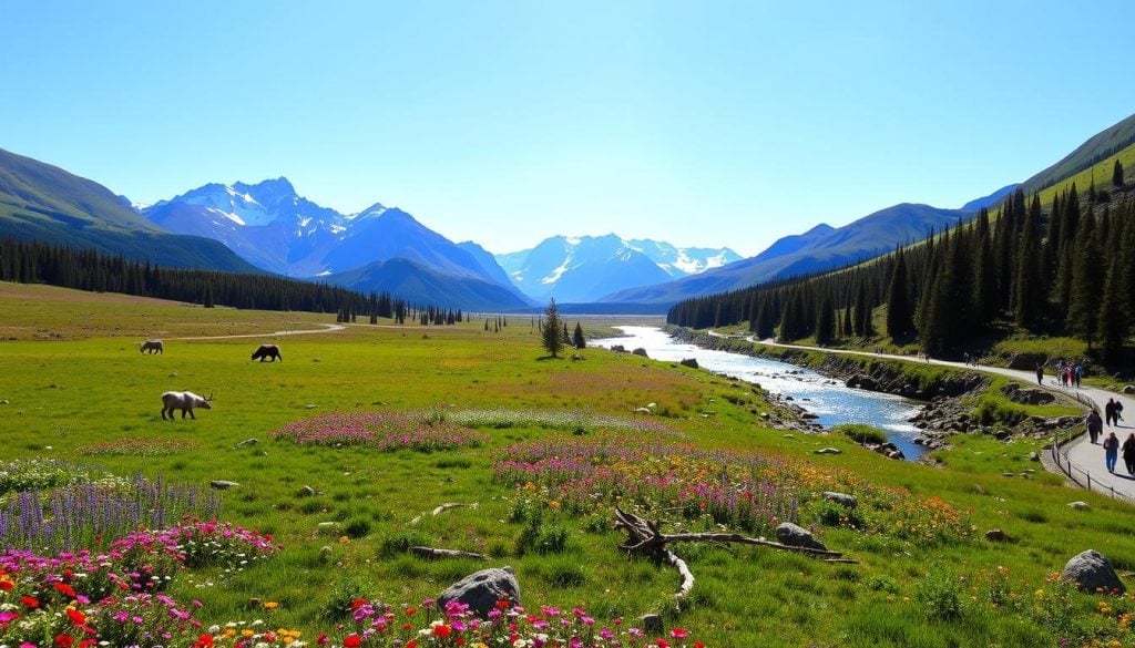 Summer activities in Denali