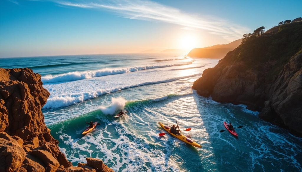 Sur adventure activities at Big Sur beaches