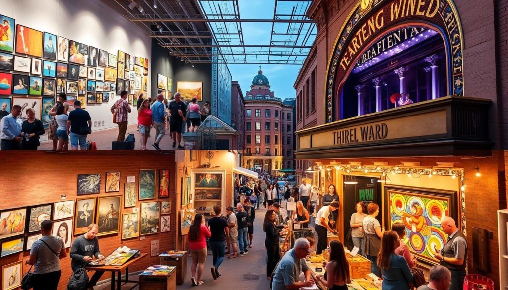 Third Ward activities in Milwaukee's art galleries and performing arts venues Third Ward activities in Milwaukee's art galleries and performing arts venues