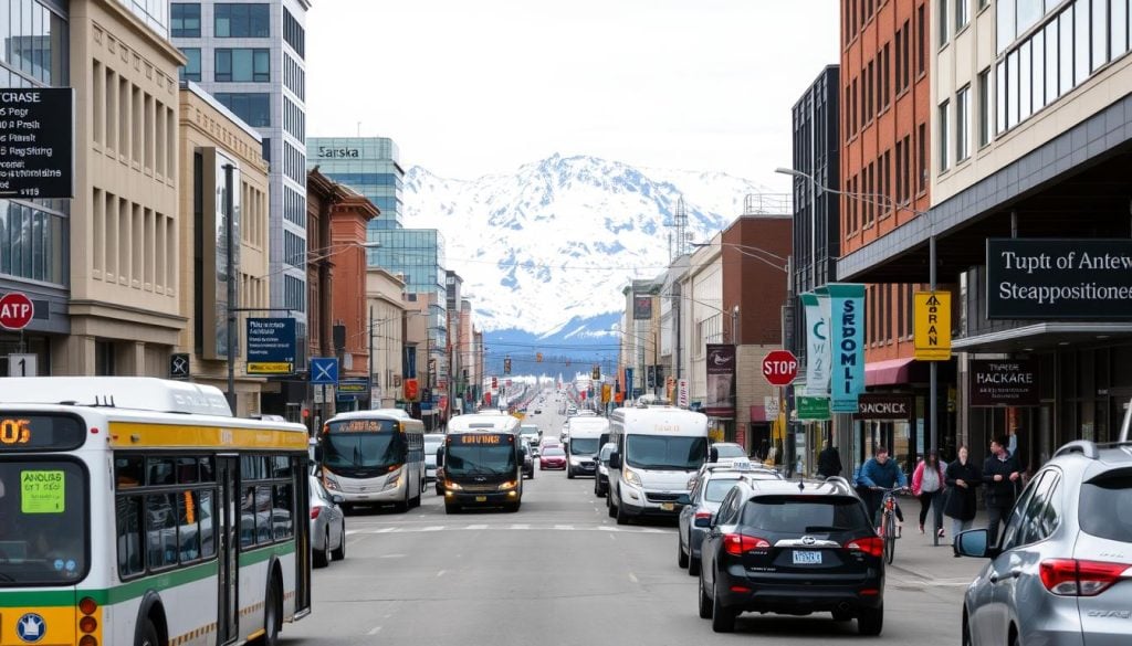 Transportation expenses in Anchorage