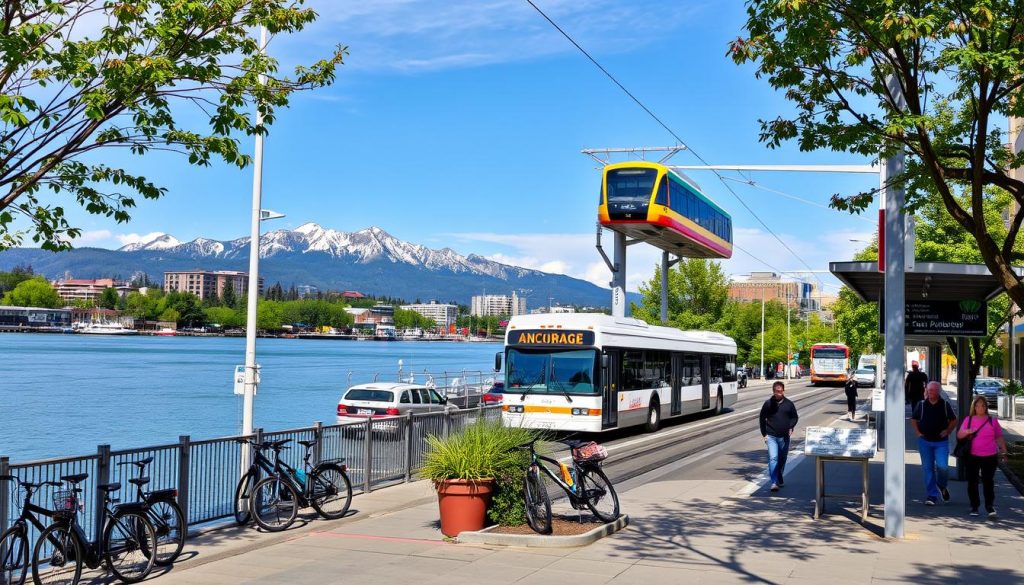 Transportation options in Anchorage