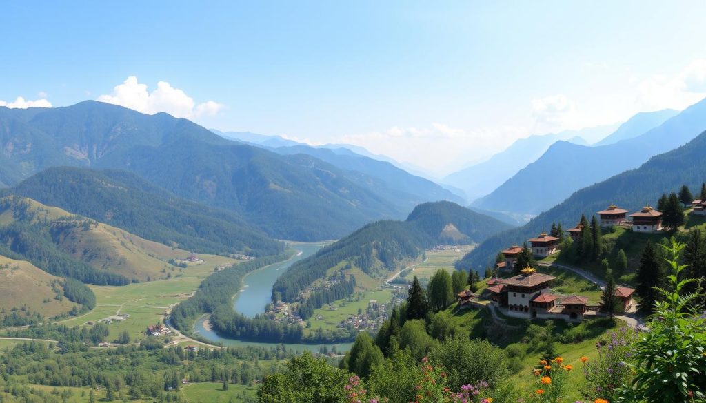 Untouched wilderness in Bhutan