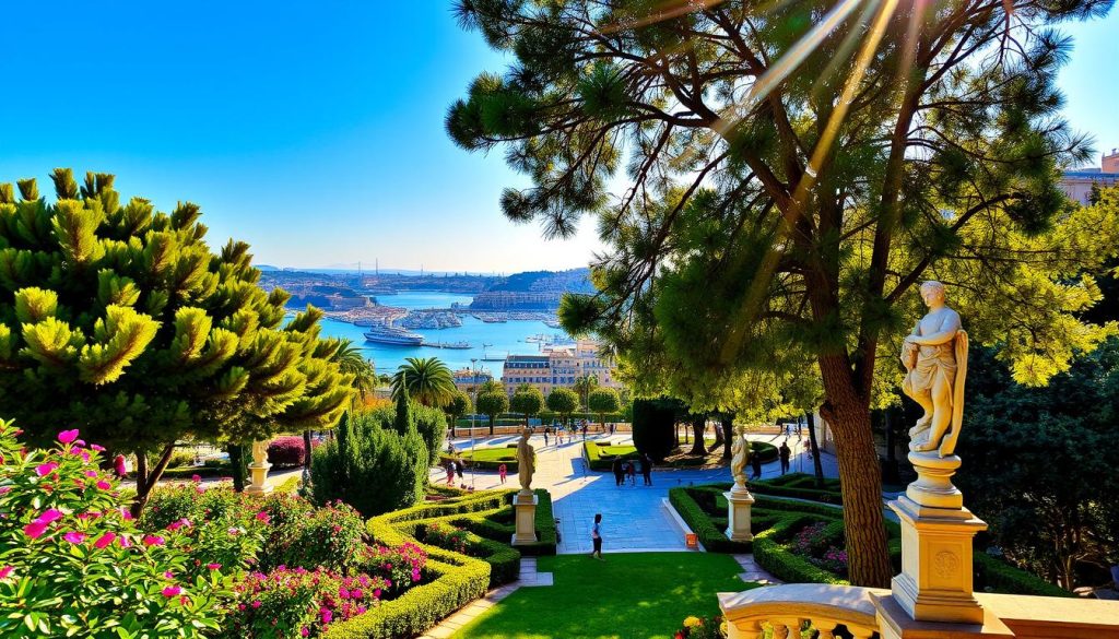 Upper Barrakka Gardens in Valletta