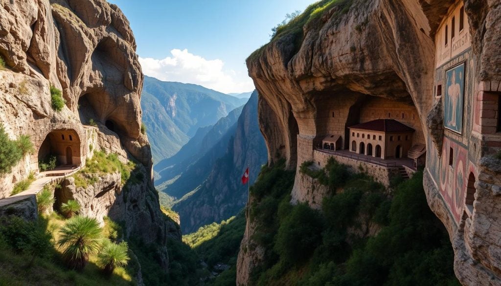 Vardzia cave monastery complex georgia sightseeing