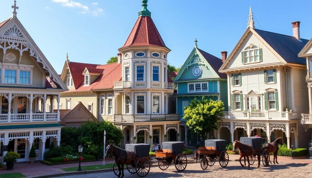 Victorian architecture on Mackinac Island