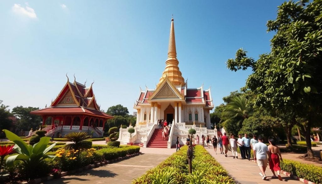 Vientiane sightseeing at Haw Phra Kaew temple