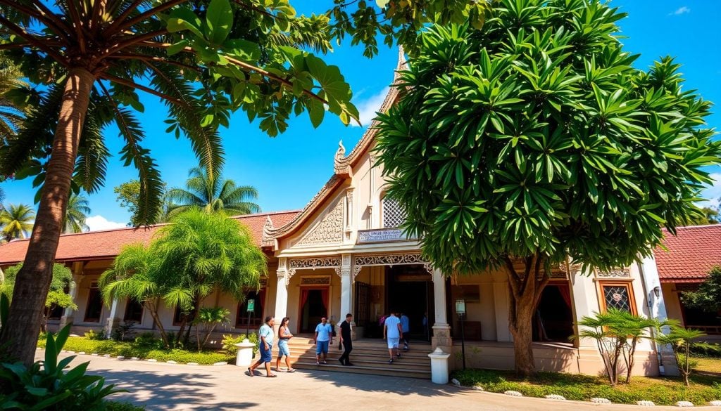 Vientiane sightseeing at Lao National Museum