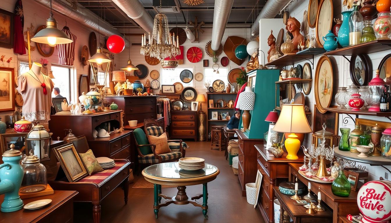 Vintage shopping and antique stores Indianapolis