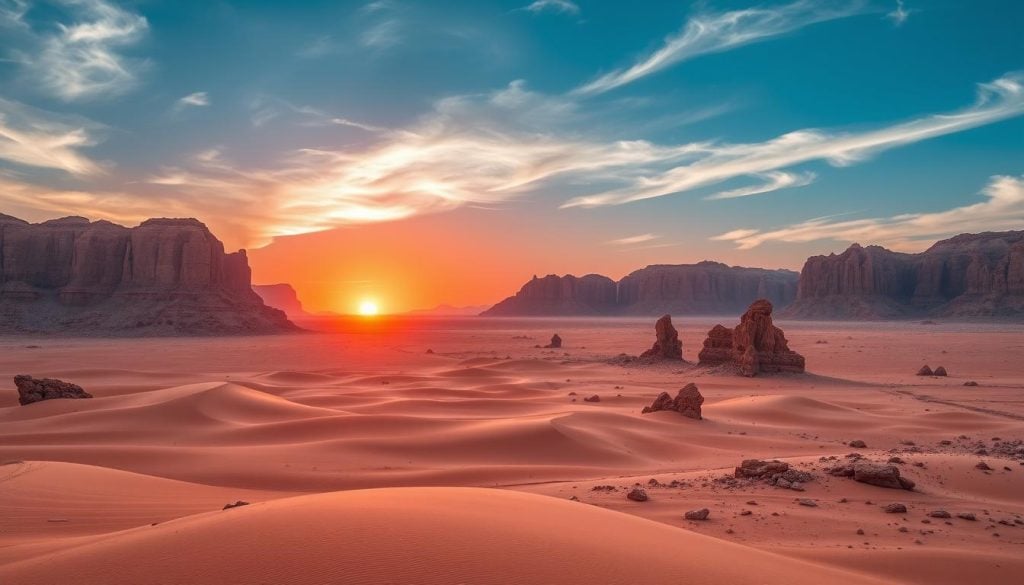 Wadi Rum Jordan desert landscapes