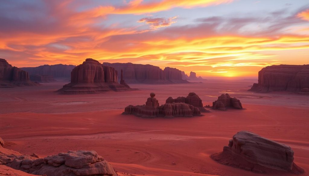 Wadi Rum desert landscapes Wadi Rum desert landscapes